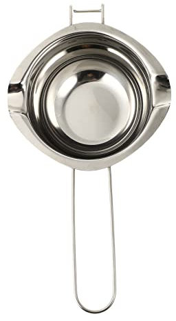 FRCOLOR Melting Pot Butter Double Boiler Universal Melting Pan Double Boiler Pot Chocolate Melt Pan Candy Melt Pot Candle Butter Container Small Double Boiler Metal Chess Stainless Steel