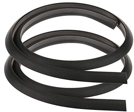 Baceyong Parafanghi Laterali Universali per Auto, 2,2 cm x 2 cm Triangolare in Gomma, Parafango Anteriore della Ruota dell'Auto, Nero
