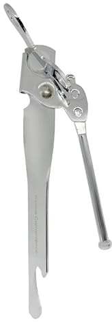 Kansai Convenience 3-in-1 Butterfly Can Opener Stainless Steel Heavy Duty Manual Multipurpose Can Opener Comfortable Handle Easy to Use Ideal for Every Kitchen Camping with Good Grip