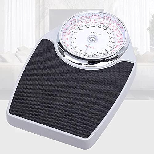 Báscula de baño mecánica, báscula Personal mecánica con Esfera Grande y Superficie Antideslizante, báscula Digital de Peso Corporal para Salud de Alta precisión