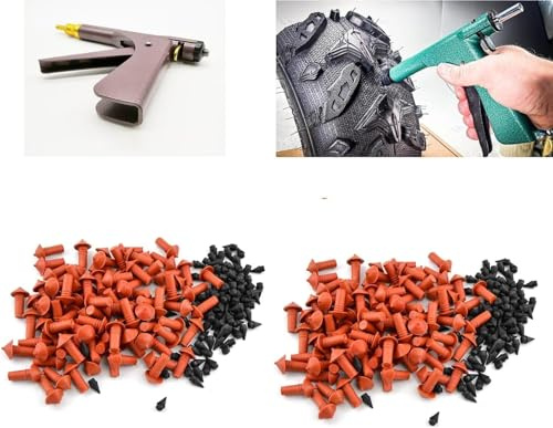 Glorivox Rapid Plug 2.0 Reifenreparatur, Neu Das Rapidplug Reifenstopfen-Set, mit Pilzstopfen for Reifenpannen und Platten an Autos (Color : 176plugs)