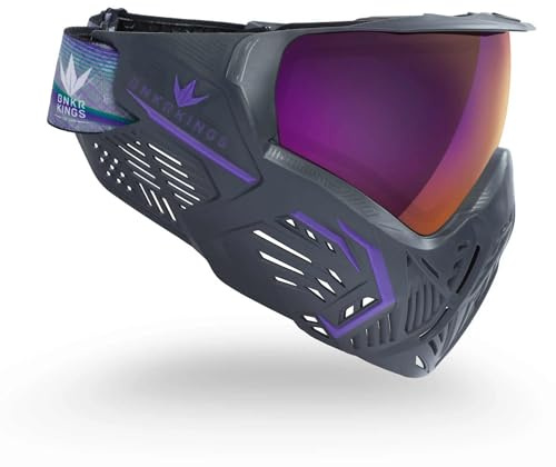 Bunkerkings CMD Paintball-Brille/Maske, Aurora-Grau