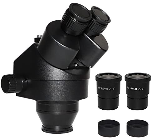 Mikroskop-Zubehör 3,5-90X/7X-90X/7X-45X/3,5X-45X Simul-Focal Trinokular Mikroskop Zoom Stereo Industrie Mikroskopkopf WD 0,5x 2,0x Hilfsobjektiv Linse Haltbarkeit und zuverlässige Leistung