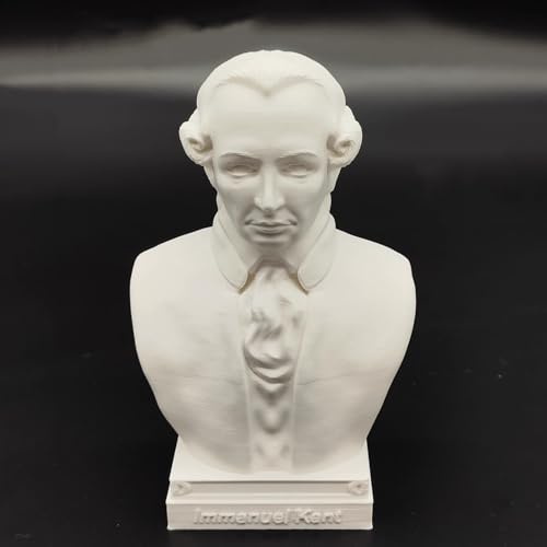 Estatua de Hegel de Filosofía de Alemania Kant Busto, figura de impresión 3D, escultura Hegel Nietzsche para sala de estar, decoración de escritorio del hogar, colección Heidegger, busto de 10 cm