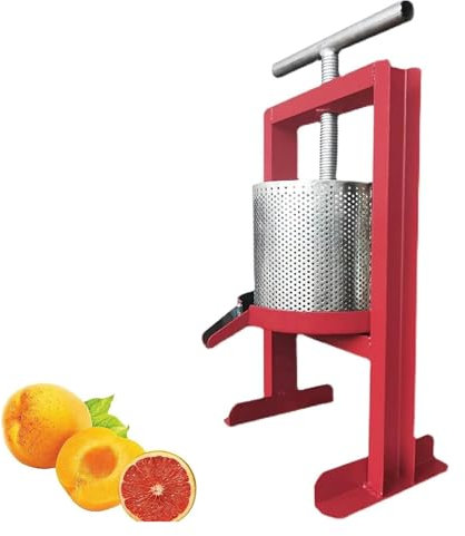 JIURUOZ Pressoir à Fruits Manuel, Pressoir A Fruits, Pressoir à Fromage en Acier Inoxydable for Presser Le jus des légumes et des Fruits