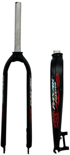 KANGXYSQ Fourche À Suspension pour VTT 700C/26/27,5/29 Fourche Rigide Tube Droit 1-1/8 Alliage D'aluminium Vélo De Route Fourche Avant Quick-Rack 100 Mm Frein À Disque