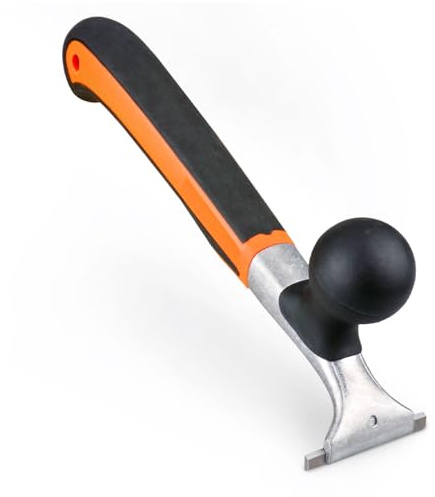 Heavy-Duty Carbide Scraper Tool, 2.5 Blade for Removing Paint, Adhesive, Resin | Manual Surface Scraping Tool with Ergonomic Handle