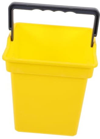 VALICLUD Cubeta de Limpieza Cuadrada con Asa Portátil Cubo Multifuncional Resistente para Hogar Oficina y Escuela Balde Plástico Duradero para Trapeador y Uso Comercial