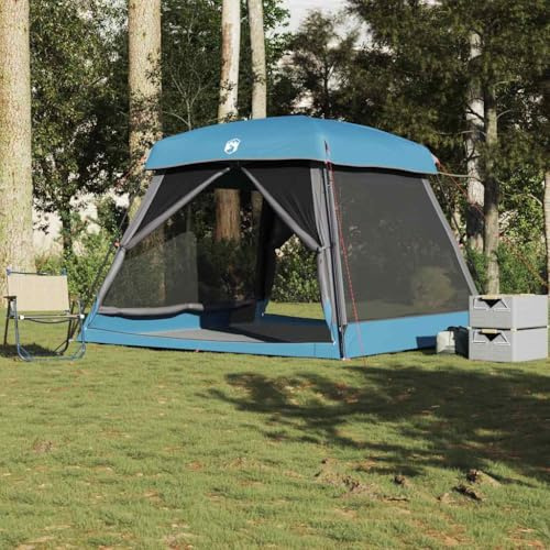 Generico Tenda Familiare Cabina per 6 Persone Blu Impermeabile,Articoli Sportivi,Ricreazione all'aperto,Campeggio ed Escursionismo,Tende-4009567