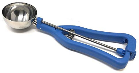 F7012B Porzionatore colore BLU per gelato professionale in acciaio inox Diam 65mm