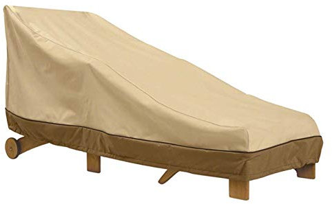 Ardentity Chaise Longue Exterieur, Pliable Bâche pour Chaise Longue Anti-UV/Anti-Vent/Imperméables Tissu 190T Oxford Protection Bain Soleil(1989084cm)