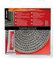 Kit professionale composto da treccia per stufe e caminetti, resistenti ad alte temperature KIT ARTICA + COLLA THERMOFIX grigio morbido DIAM. 6/8/10/11/12 (Diam. 10)