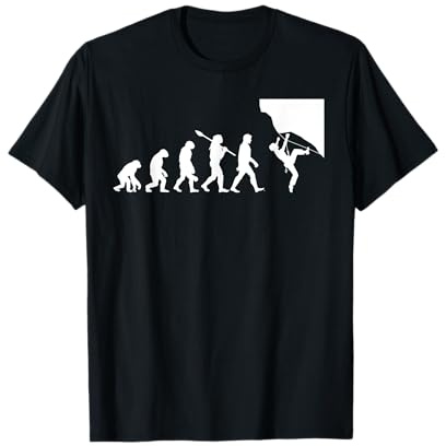 Evolution Humaine Escalade Freerun Sport Homme Femme Cadeau T-Shirt
