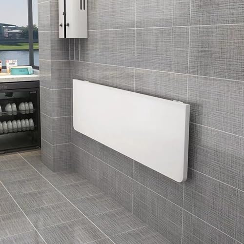 HUOLETavolo pieghevole a parete Piano da pranzo Bianco - 80 * 50 * 1,6 cm