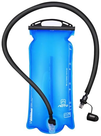 Rucksack mit Trinkblase – Auslaufsichere Aufbewahrungstasche für Wasserbehälter mit Trinkblase zum Laufen, 2 Liter, Trinkrucksack mit Isolierschlauch