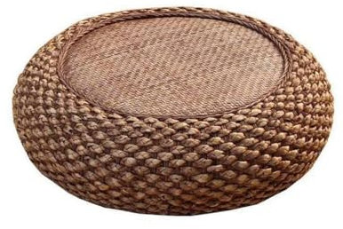 Almohada redonda hecha a mano para meditación y yoga Zen, 50 x 18 cm