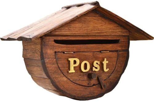 NSTVVEE Cassetta Postale Impermeabile da Parete di Alta qualità per Esterni, Cassetta Postale Decorativa, Cassetta Postale per giornali, Cassetta Postale per Latte, Cassetta Postale Rurale