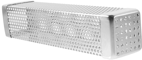 Yardwe Caja De Ahumado De Acero Inoxidable Accesorios para Ahumadores Caja para Astillas De Madera para Barbacoa Exterior Mantiene La Humedad