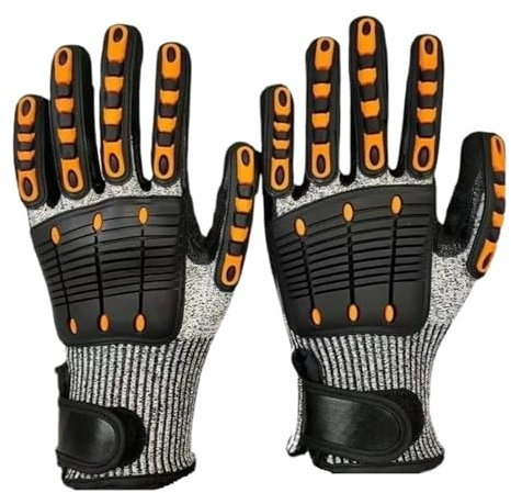 Guanti Da Taglio Guanti Resistenti Al Taglio Guanti Anti-vibrazione Anti-sfondamento Guanti Anti-collisione Anti-taglio Guanti Di Sicurezza For Il Salvataggio In Bicicletta All'aperto Comodo Adatto(XL