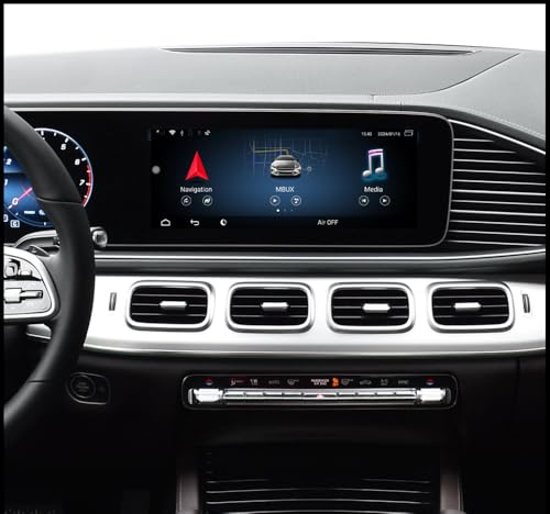 CarPlay AI Adapter für 12.3 Mercedes MBUX NTG6 GLE-Klasse V167 C167 Add Wireless CarPlay Android Auto Vollbild Streaming Apps Netflix Spotify Prime Video Whatsapp Navigation Google Maps (128GB)