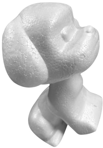 HIAKDOFT Stampo a Forma di Cane in Schiuma per Composizioni Floreali Fai da Te Animale in Gommapiuma per Decorazioni Creative Rose Modello di Cane Maltesi per Artigianato e Regali