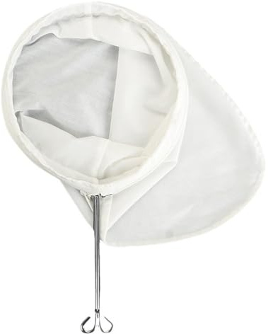 Colador de té, filtro de té tailandés reutilizable grande, filtro de café, colador de tela tradicional con mango para café, leche, jugo