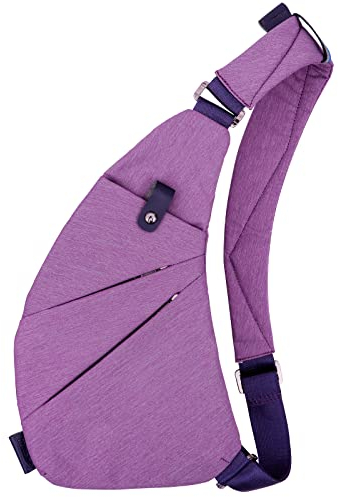 MRang Sling Bag Crossbody Shoulder Chest Bag Anti Theft Travel Daypack For Men Women Outdoor Sport Travel Hiking