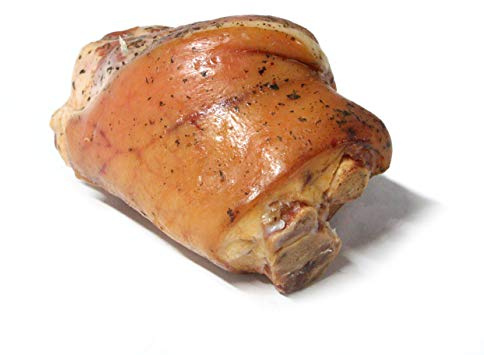 GUSTOS - Stinco di Maiale Affumicato, 1,2 kg, da Carne di Maiale Selezionata, Speziata e Precotta, Prodotto Sottovuoto Artigianale Altoatesino
