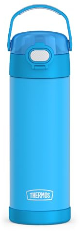 THERMOS FUNTAINER Water Bottle with Spout, 16oz, Electric Blue