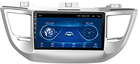 BANNESE Navigatore Satellitare per Auto,Aggiornamento Mappe Gratuito,9.0 Pollici HD 1080P Touch Screen FM Ricevitore Sistema di Navigazione per HYUDNAI Tucson 2015-2018