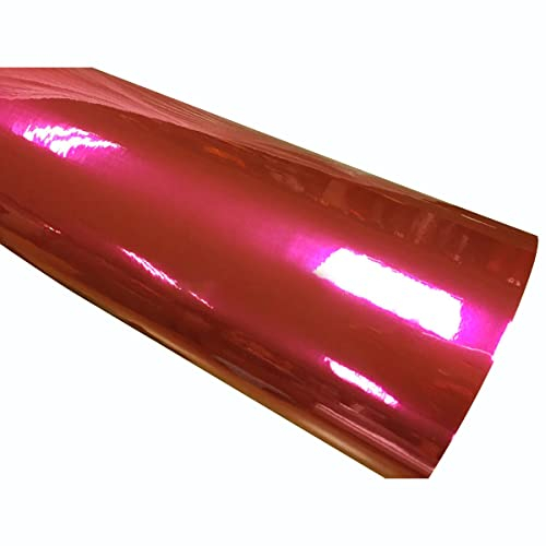 Cozylkx Dehnbare Auto-vinylfolie, Rolle, Chrom, Spiegel, Vinyl, Chrom, Spiegelfolie, Spiegel, Hochglanz, Autoaufkleber, DIY, Motorrad, Schutzfolie
