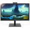SIMPLETEK - Monitor 22 Full HD Webcam integrata Speaker integrati Pannello WLED | VESA 100x100 mm HDMI VGA Audio-in 3,5mm | Ufficio Casa Scuola