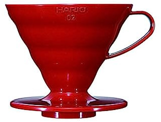 Hario Kaffeefilterhalter V60-02 Acryl rot