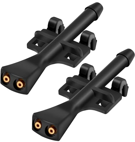 XUKEY Ugello lavavetri per Opel, 1451243 93387764 Confezione da 2 Ugelli lavavetri per parabrezza auto Ugelli spruzzatori per tergicristalli per Opel