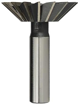 Ddyspan Schwalbenschwanzfräser 45 55 60 Grad CNC-Fräser HSS-Schaftfräser Mit Geradem Schaft,45 X 60 Grad