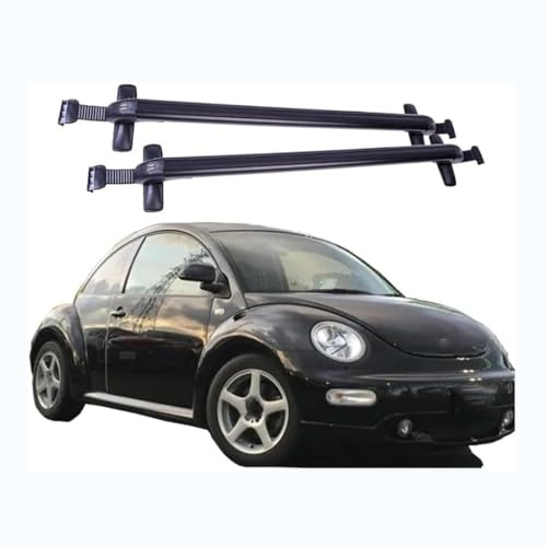 MEDAPI Auto Dachträger für VW New Beetle, Aluminium verstellbare Auto Dachgepäckträger Querträger Relingträger Gepäckablage ZubehöR