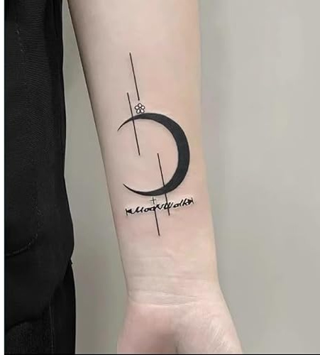 2Pcs Herbal Temporary Tattoos Stickers Fake Tattoos Moonwalk Bright Juice Women And Men Semi-Permanent Non-Reflective Waterproof Lasting 2 Weeks