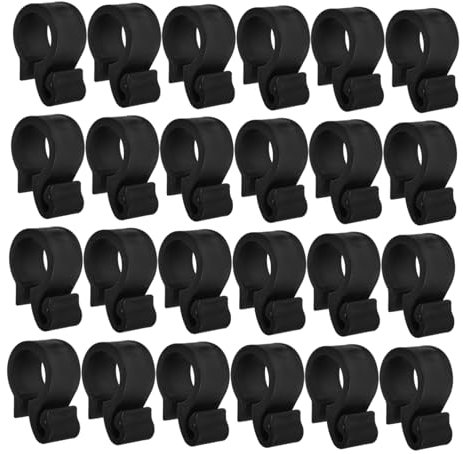 ibasenice 50piezas Abrazadera Para Tubería De Riego Clips De Plástico Para Manguera De Jardín Fijación De Tubo Para Riego Uso Invernadero y Jardín