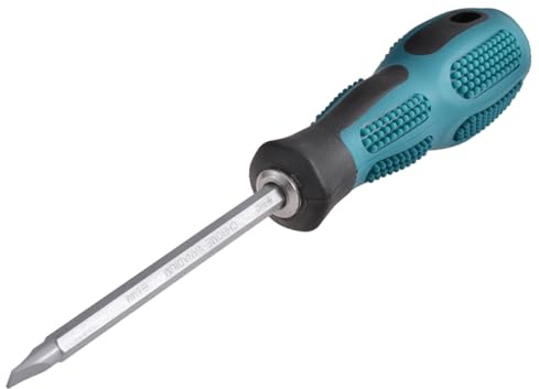 HOHXEN Destornillador de Doble Punta, PH2 Destornillador Phillips Ranurado de Doble Uso, Punta Redonda, Mango Cómodo, Antideslizante, Uso para Electrodomésticos, Reparaciones de Maquinaria