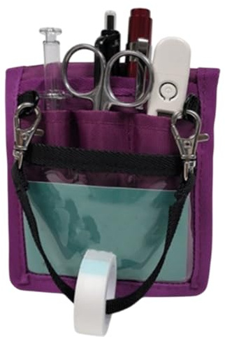 Nurse Fanny Pack | Caspa per infermiere con tasche multiple | Borsa in vita Nurrse | Borsa per infermieri multi-compartimenti con tasche per ingranaggi Piccola cintura per strumenti, forbici, bendaggi