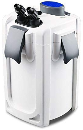 Acuario exterior filtro HW de 703b 30 W 1400 L/h hasta 700L Platillos + Filtro material + UVC