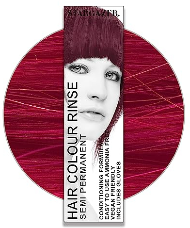 Stargazer SGS110, Tinta de pelo, UV, Semipermanente, Rojo (Cherry)