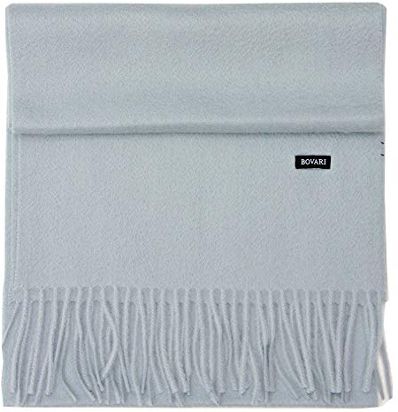 Bovari Kaschmir Schal Damen – 100% Kaschmir/Cashmere – Premium Qualität – klassisch/elegant/zeitlos - 180 x 31 cm - viele Farben