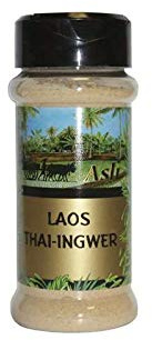 Galangal en polvo 35 g Raíz de galanga molida Especia tipo jengibre tailandés para curry Tom Kha Gai sopas caldos marinados y wok Aroma cítrico y especiado