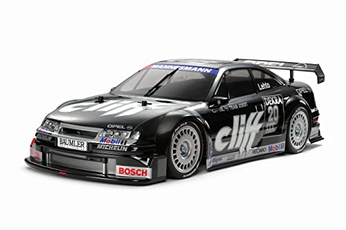 Tamiya 58701 1:10 RC Opel Calibra V6 Cliff (TT-01E) - ferngesteuertes Auto, RC Fahrzeug, Modellbau, Bausatz zum Zusammenbauen, Hobby, Basteln