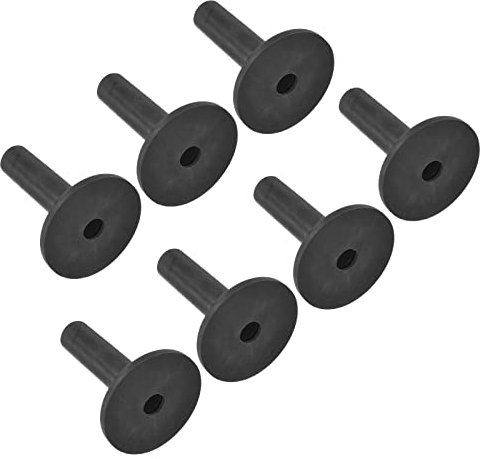 PATIKIL 2.7 Gummi Golf Tee 10Paket Abschlagplatz Kugel Halterung für Schlagmatte Schwarz