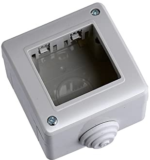 Scatola Porta Frutti Da Esterno, Compatibile Con Bticino Matix (1, Custodia 2P IP40)