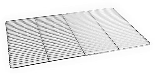 Silicon-Tech| Griglia da forno 60x40| in acciaio inox per alimenti