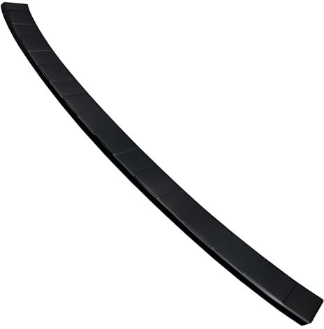 Aroba AR1251-BL Edelstahl Schwarz Black Chrome Ladekantenschutz kompatibel mit Ford Kuga ST Line & Hybrid ab BJ. 3.2020> passgenau Abkantung Farbe Schwarz-Anthrazit