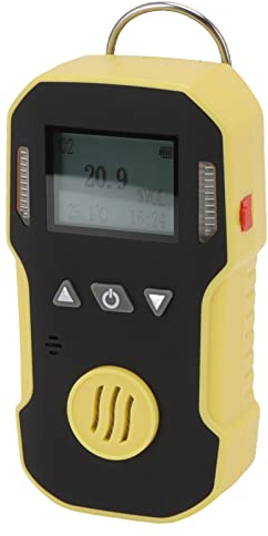 Fdit Tragbarer Tragbarer Gasschnüffler-Gasdetektor, Sauerstoffgehaltsdetektor, Tragbares 5-V-USB-Sauerstoffmessgerät mit 1,7-Zoll-LED-Anzeige mit Hintergrundbeleuchtung